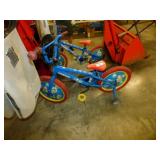 PET PAWS BIKE WITH TRAINING WHEELS