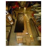 2 SETS OF SHUTTERS & SHELF BOARDS