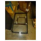 2 METAL CARTS WITH WHEELS