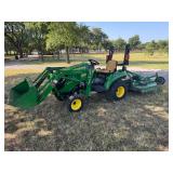 2014 John Deere 1023E Tractor Pkg, Weatherford, TX