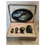 Chinese black lacquer Set (hallway entry)