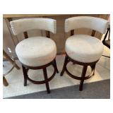 Two Bar Chairs - back loose on one (dining room)