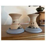 Aromma kerammik small vases Signed (dining room)