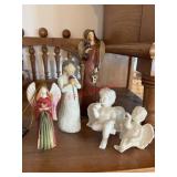 Ceramic angels lot (dining room)