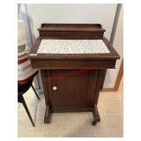 Small Rolling Davenport Desk with cool book