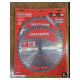 Craftsman saw blades - new- train room
