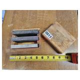 Sharpening stones - train room
