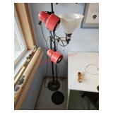 Two floor lamps - train room