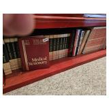 Books on this shelf- downstairs living room