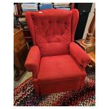 Fabric rocker/recliner- downstairs living room