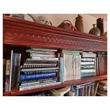 Books on this shelf- downstairs living room