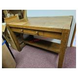 Vintage desk, CANNOT PICKUP UNTIL 1PM, BRING HELP