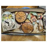 Small clock decor- off train room