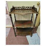 Wooden shelf - off train room