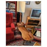 Unique end table with lamp - downstairs living