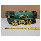 Crayola plastic train crayon holder - train room