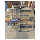 Partial kit of rotary tool accessories- train