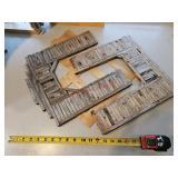 Hand crafted deck/dock for model train - train