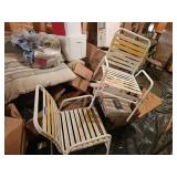 Vintage lawn/patio chairs - under house