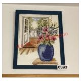 Framed Stitching (dining room)