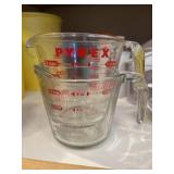 Two 2 cup Measuring cups (kitchen)
