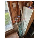 Fishing nets, etc - under house