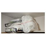 Bedding and Pillows, pads  (master closet)