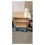 Rolling side Table 24" X 16" X 27" (master
