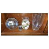 Iridescent Vases and home Decor (living room)