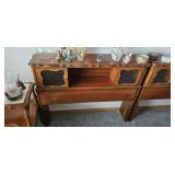 Twin Headboard Shelf (living room)
