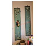 3 pieces of Wall Art made out of table leaves