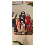 US and Sweden Flags (laundry room)