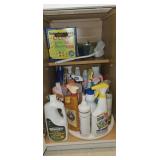 Chemicals in this cupboard (laundry room)