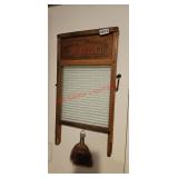Vintage National Glass Washboard (laundry room)