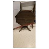 Vintage folding Octogon table (laundry room)