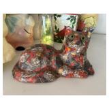 Fabric Mache Cat   (kitchen)