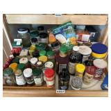 Contents of this pantry shelf   (kitchen)