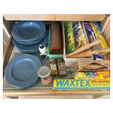 Contents of this pantry shelf   (kitchen)