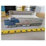 HO scale powered locomotive- train room
