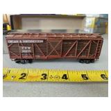 HO scale boxcar- train room