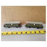 Two HO scale train cars- train room
