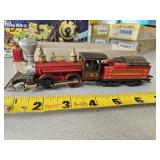 HO scale powered locomotive- train room