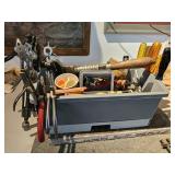 Tool caddy with tools - train room