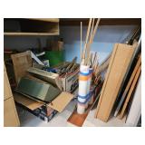 Large lot of wood, brass, copper, glass, and more