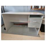 White desk - train room