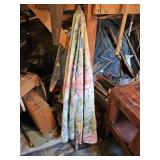 Outdoor umbrella- under house