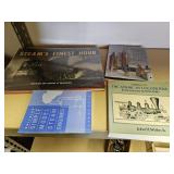 Steam engine books - off train room