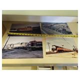 Vintage train photos - off train room