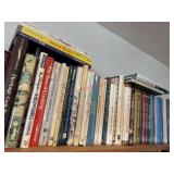 Large Lot of Cook Books (dining room)