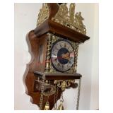 Warmink Dutch Nu Elck Syn Sin Chiming Wall Clock